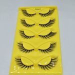 مژه روباهی 5 جفته مدل X01